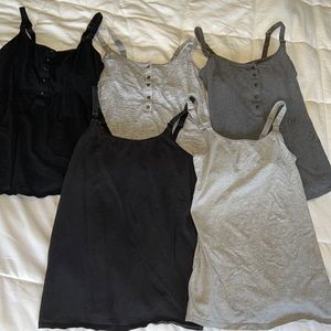 Maternity/nursing tank tops